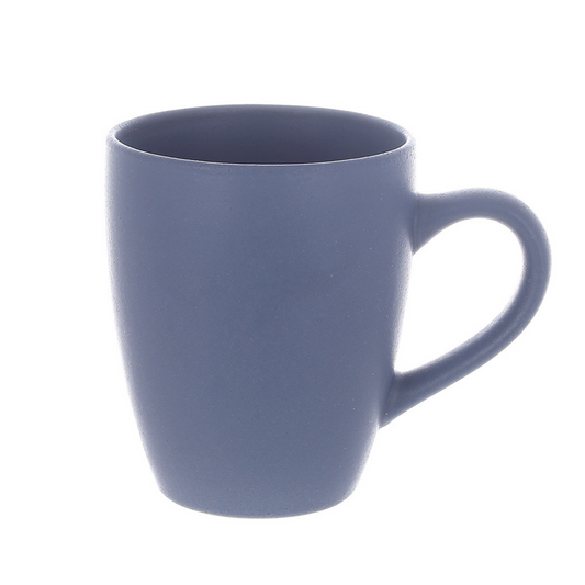 Набір із шести керамічних чашок "Scandi" у синьому кольорі, 350мл