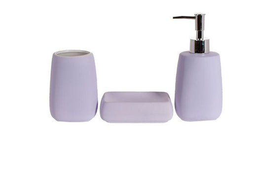 Набір керамічних аксесуарів для ванної кімнати "Purple" - Prosto Dim Ukraine
