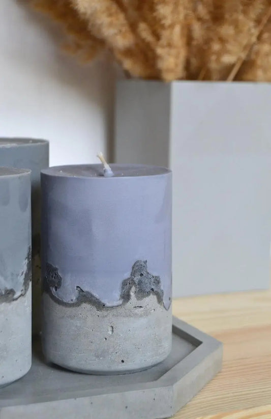 Соєва свічка на бетонній основі M - Prosto Dim Ukraine